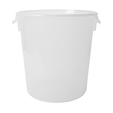 Rubbermaid Commercial Products FG572824CLR 22-Quart Round Storage Container