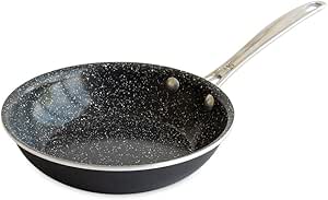 Nordic Ware Basalt Aluminum Saute Skillet, 8-Inch, Ceramic Coating