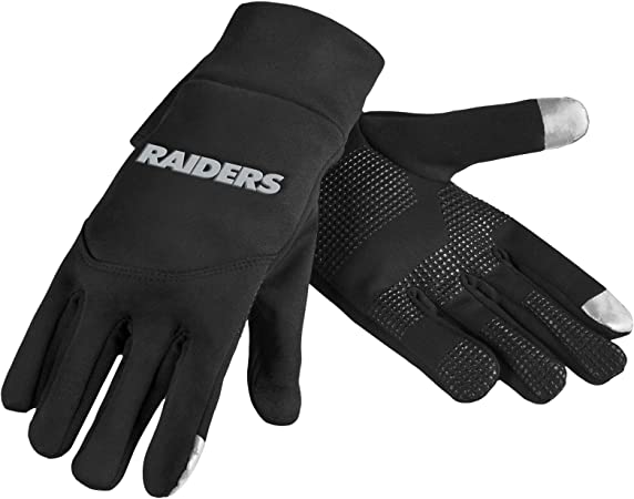 FOCO Unisex-Adult NFL Wordmark Neoprene Texting Gloves