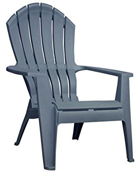 Adams Mfg 8371-94-3901 Blu Adirondack Chair Resin, Patio Chairs