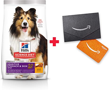 Hill's Science Diet Dry Dog Food, Adult, Sensitive Stomach & Skin Recipes