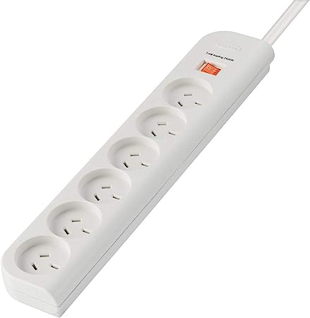 Belkin Quality 6-Outlet Economy Surge Protector, White, (F9E600vau2M)