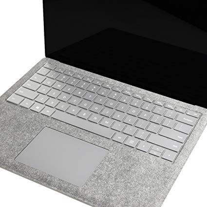 TOP CASE - Ultra Thin Invisible Keyboard Protector Cover Compatible with Microsoft Surface Laptop (2017 Released) & Surface Book & Surface Book 2, Soft-Touch & Precision Fit Keyboard