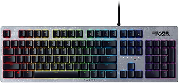 Razer Huntsman Gaming Keyboard: Opto-Mechanical Key Switches - Instant Actuation - Customizable Chroma RGB Lighting - Programmable Macro Functionality - Gears of War 5 Edition