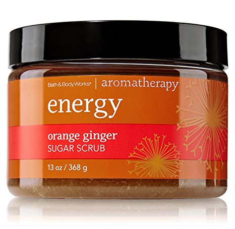 Bath & Body Works Aromatherapy Energy Orange Ginger Sugar Scrub 13 fl oz