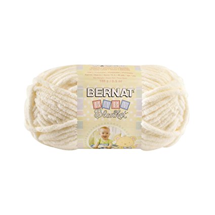 Bernat Baby Blanket Yarn, Vanilla, Single Ball