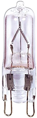 Satco S3545 1/Card 120V 50-Watt T4 G9 Base Light Bulb, Clear