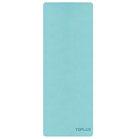 TOPLUS Yoga Mat, Non Slip Exercise Mat Made from Premium Material Non-Toxic High Performance Grip, Coming with Carry Strap or Bag (1/16-1/4 inch)