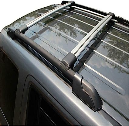 Roof Rack Top Rail Mount Flat Cross Bars Cargo Carrier for 03-16 XC70 Wagon