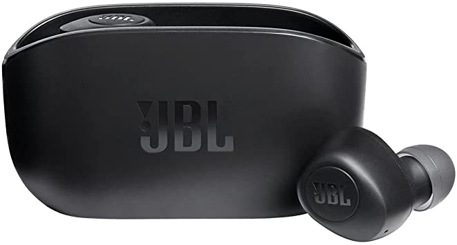 JBL Vibe 100TWS - True Wireless Earbuds, 20 Hours of Combined Playback - Black