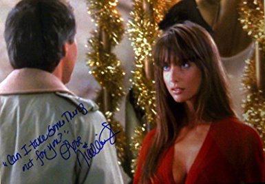 A&R Exclusive - NICOLETTE SCORSESE Autographed/Signed Chevy Chase/Christmas Vacation 8x10 Photo with special inscription "Can I Take Something Out for You?"
