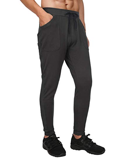 HDE Men's Athletic Yoga Pants Active Joggers for Men Casual Workout Gym Gear