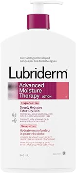 Lubriderm Advanced Moisture Therapy Moisturizing Cream - Fragrance Free Body Lotion, 946mL