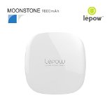 Lepow Moonstone External Battery Pack Portable Battery Charger and Travel Charger 6000 mAh - Compatible with Apple iPhone 6 Plus 6 5 Apple iPad Samsung S6 S5 and Other Devices Ivory White