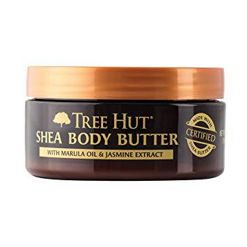 Tree Hut 24 Hour Intense Hydrating Shea Body Butter, Marula & Jasmine, 7 Ounce