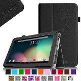 Fintie Dragon Touch A93 Case - Slim Fit Premium Vegan Leather Cover for Dragon Touch A93 9 Tablet Black