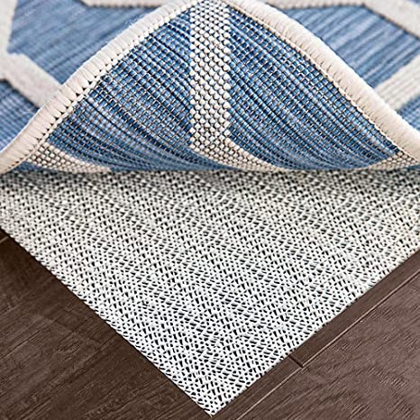 Ninja Extra Thick Rug Pad Gripper for Hardwood Floors, 8x10 FT, Slip Resistant Grip Pads for Hard Surfaces, Adds Cushion and Maximum Protection, Keeps Area Rugs and Carpets Safe and in Place on Floor