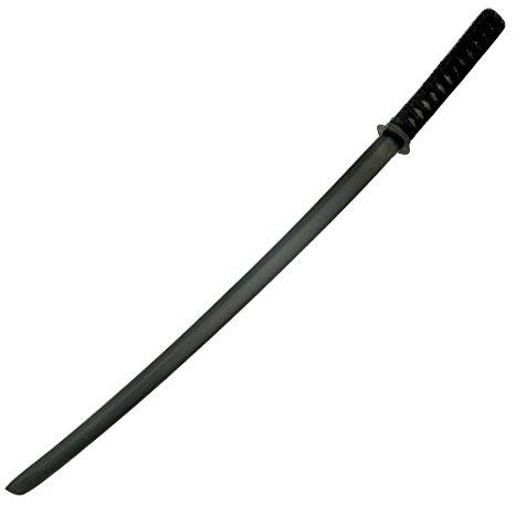 BladesUSA 1806BK Wooden Samurai Training Bokken, Black, 39-Inch Overall
