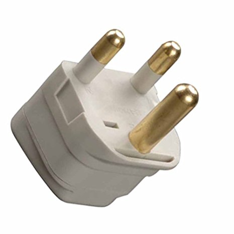 Grounded Adapter Plug US to South Africa and Older Parts of Ireland GUE CE Certified