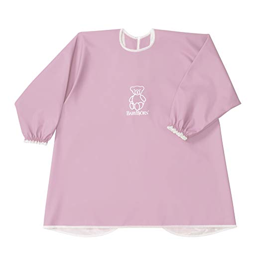 BABYBJORN Eat & Play Smock - Light Pink