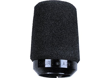 Shure A2WS-BLK Black Locking Foam Windscreen for 545 Series, SM57