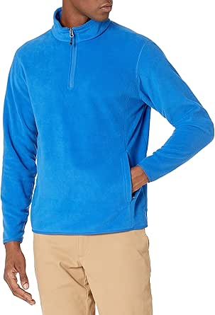 Amazon Essentials Men's Quarter-Zip Polar Fleece Jacket