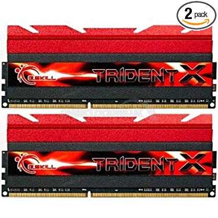 G.Skill F3-2400C10D-8GTX 8GB (2 x 4GB) DDR3 PC3-19200 2400MHz TridentX Series CL10 (10-12-12-31) Dual Channel kit