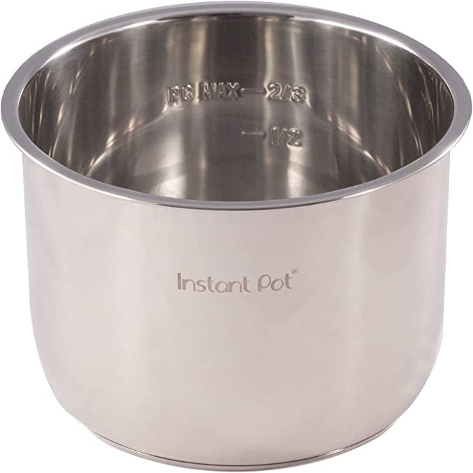 Instant Pot IP-POT-SS304-60 Stainless Steel Inner Cooking Pot-6 Quart, Edelstahl, 5.7 liters