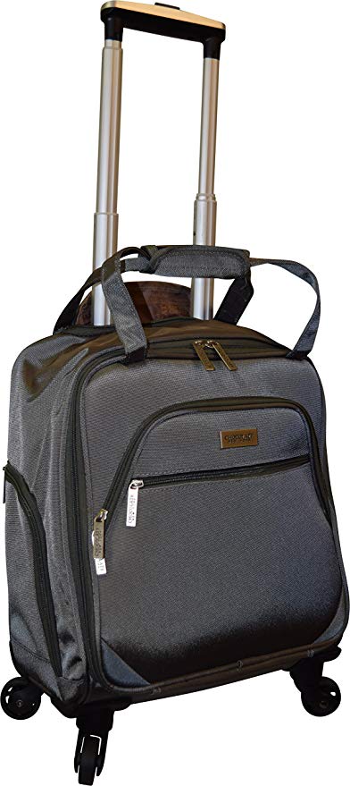 New York Chocolate Travel 18 Inch Carry-On Wheeled Luggage