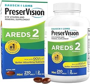 Preser Vision AREDS 2 Formula, 210 Soft Gels