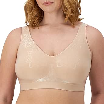 Bali Women's Wireless Bra, Comfort Revolution Seamless Bra, ComfortFlex Fit, Moisture-Wicking