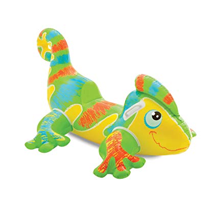 Intex Smiling Gecko Ride-On, 54 1/2" X 36", for Ages 3