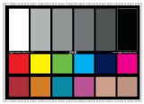 DGK Color Tools DKK 5 x 7 Set of 2 White Balance and Color Calibration Charts with 12 and 18 Gray - Includes Frame Stand and User Guide