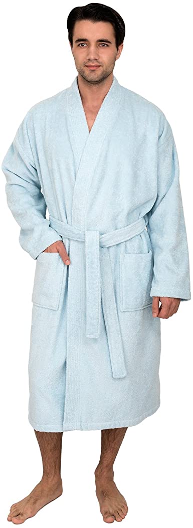TowelSelections Men’s Luxury Robe, Turkish Cotton Terry Kimono Soft Bathrobe