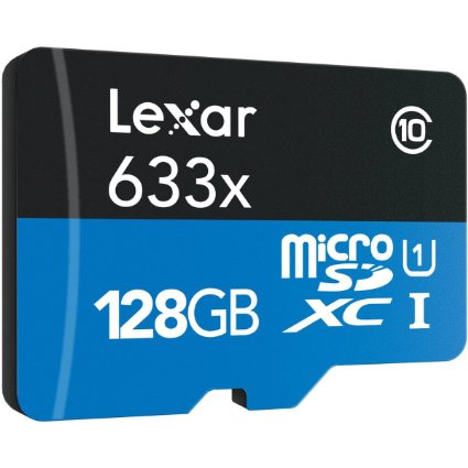 Lexar 128GB Class 10 633x microSDXC (up to 95MB/s) Memory Card - Bulk