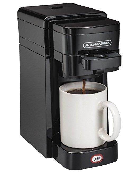 Proctor-Silex 49961 FlexBrew SingleServe Coffeemaker Ground & K-Cup Compatible