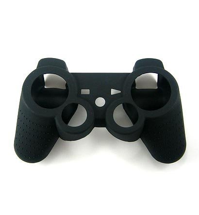 Insten Super Grip Premium Silicone Skin for Sony Playstation 3 PS3 Remote (Black)