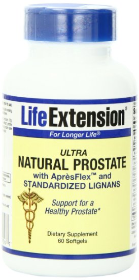 Life Extension Ultra Natural Prostate Softgels, 60 Count