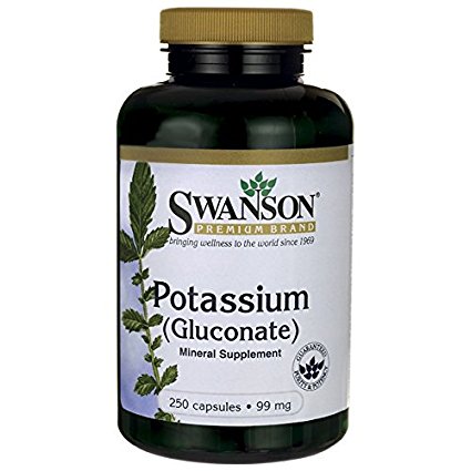 Swanson Potassium (Gluconate) 99 mg 250 Caps