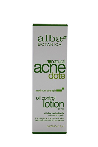 Alba Botanica Natural Acnedote Oil Control Lotion, 2 Ounce -- 2 per case.