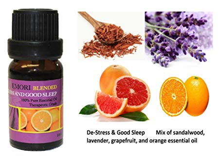 De-Stress & Good Sleep - 100% Pure Therapeutic Grade Essential Oil 10ML (Blended)