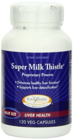 Enzymatic Therapy Super Milk Thistle, 120 Ultra Caps