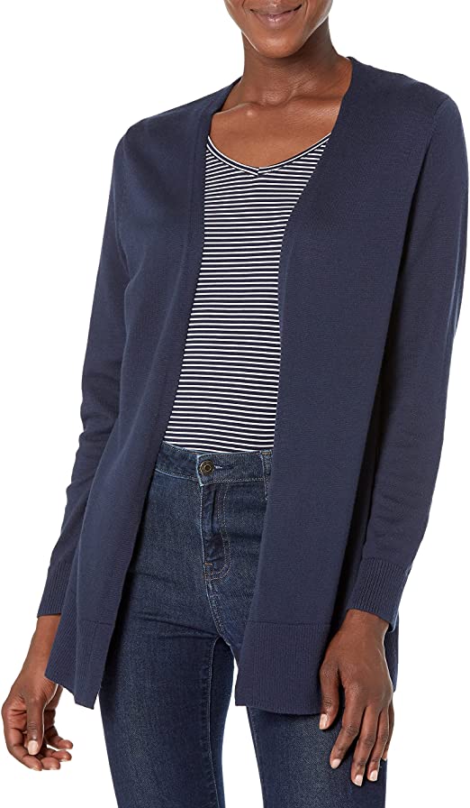 Amazon Essentials Women's Lightweight Open-Front Cardigan Sweater