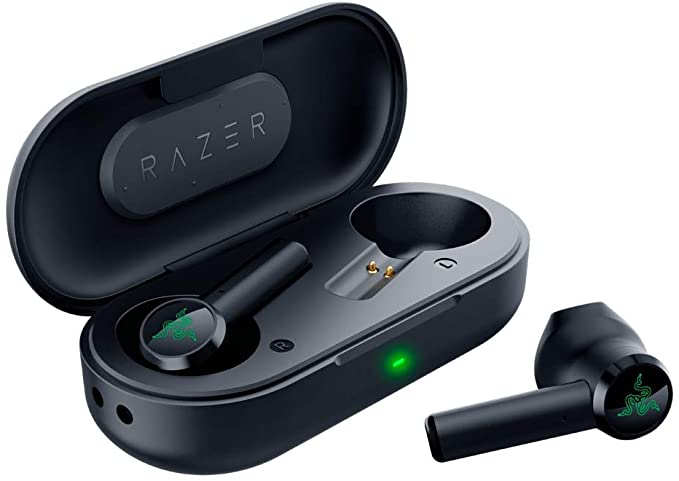 Razer Hammerhead True Wireless Bluetooth Earbuds: Low-Latency - Water Resistant - Bluetooth 5.0 Auto Pairing - Classic Black