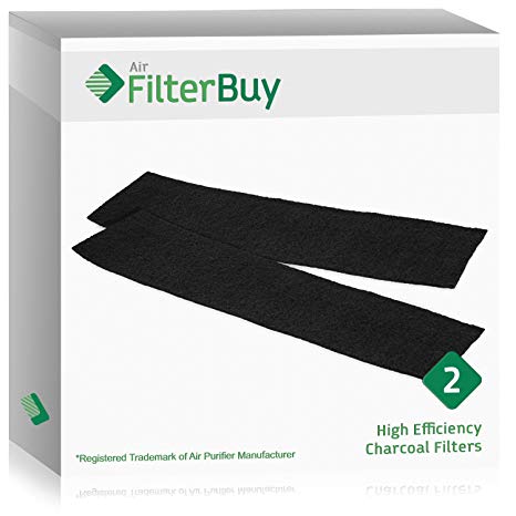 2 - FilterBuy Honeywell K Filters, HRF-K2 Replacement Charcoal Filters. Designed by FilterBuy to be Compatible with Honeywell AirGenius Air Purifiers.