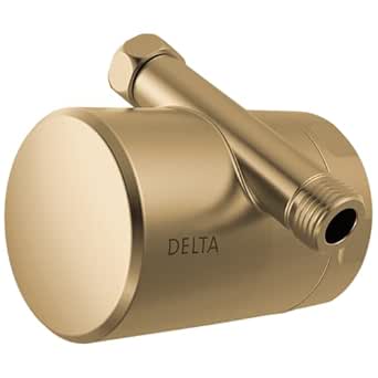 Delta Faucet Clarifi Standard Shower Filter Attachment with Filter, Shower Water Filter, Shower Head Filter, Champagne Bronze 7SF100-CZ