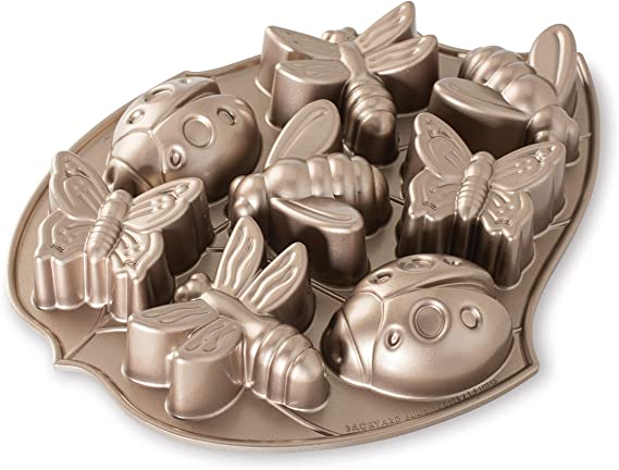 Nordic Ware Backyard Bugs Pan, Toffee