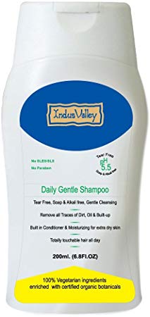 Indus Valley Daily Care Shampoo 200mL - No Parabens - Enriched with Organic Ingredients