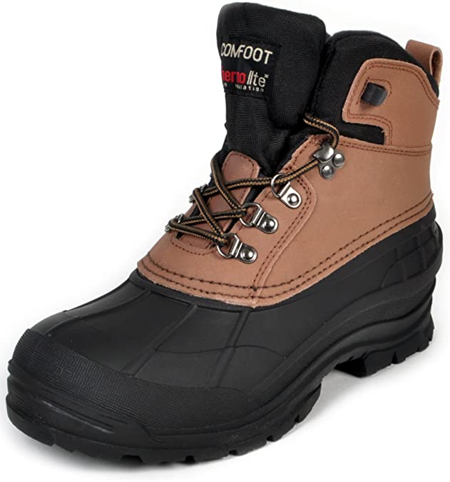 boxed-gifts Men’s Comfoot Thermolite Waterproof Snow Boots