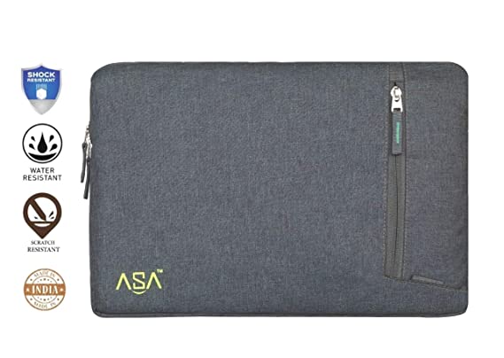 ASA Global Solution Fabric 14-inch Laptop Sleeve with Inner Protection and Water Resistance